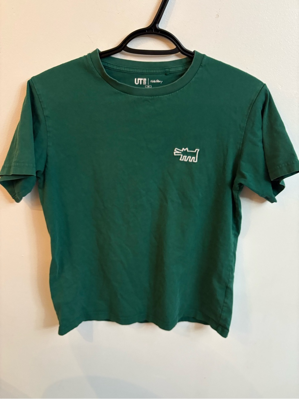 Uniqlo X Keith Haring Green Graphic Tee unisex small - Picture 2 of 7